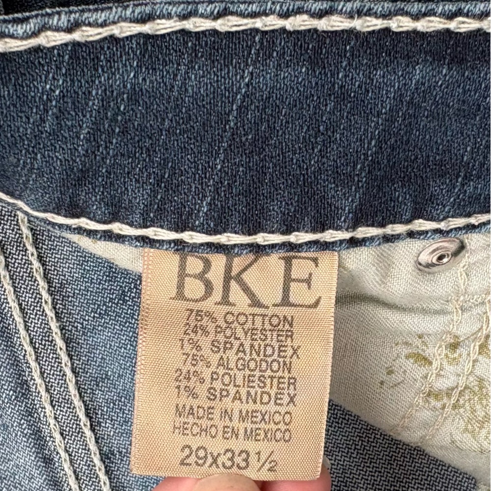 BKE Stella Boot Size 29 Dark Wash Bootcut Jeans Western Country Cowgirl Barn - Picture 6 of 8
